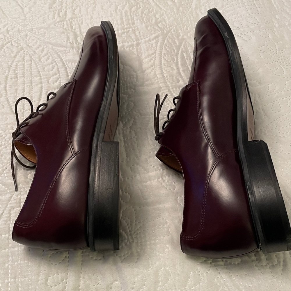 ROCKPORT Men’s Brown Leather Dress Shoes Size 12 Lace Up Tie Shoes Like New - Picture 11 of 14
